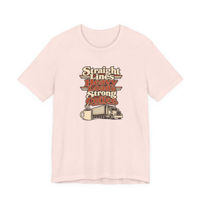 Trailer Lines Trucker Retro Tee