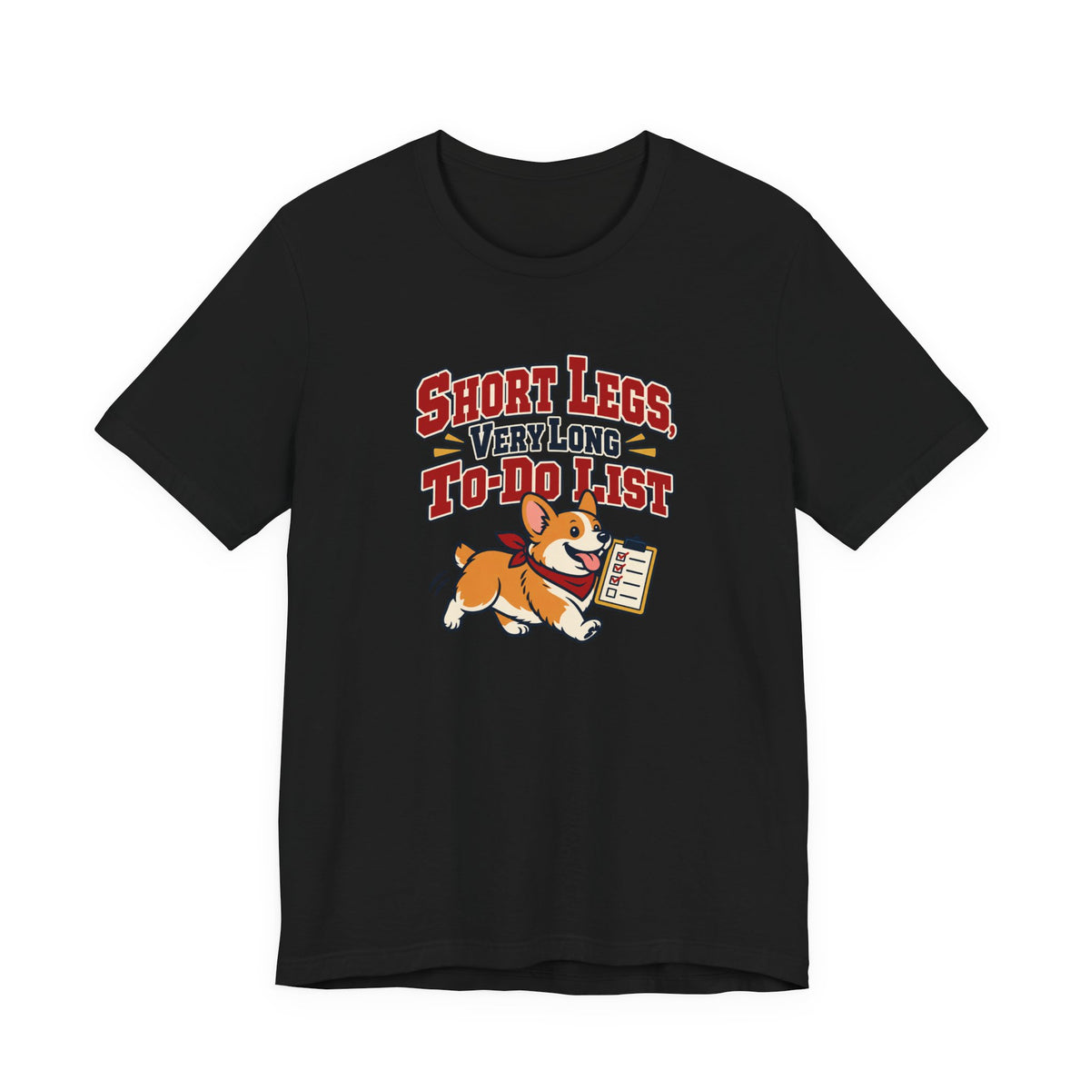 Corgi To-Do List Retro Shirt