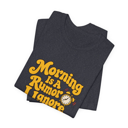 Morning Rumor Retro Humor Tee