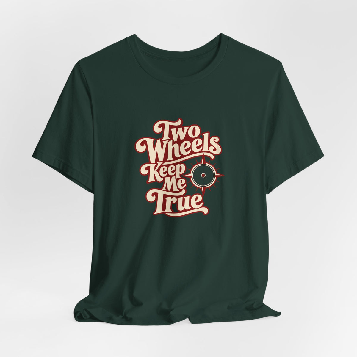 Two Wheels True North Rider Tee