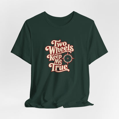 Two Wheels True North Rider Tee