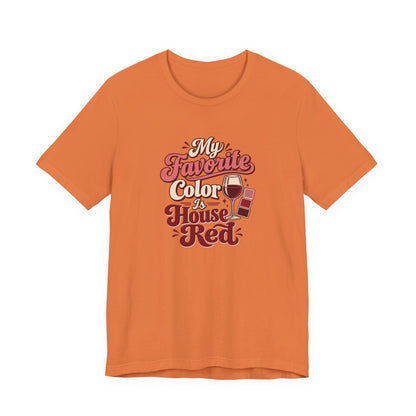 House Red Color Club Tee