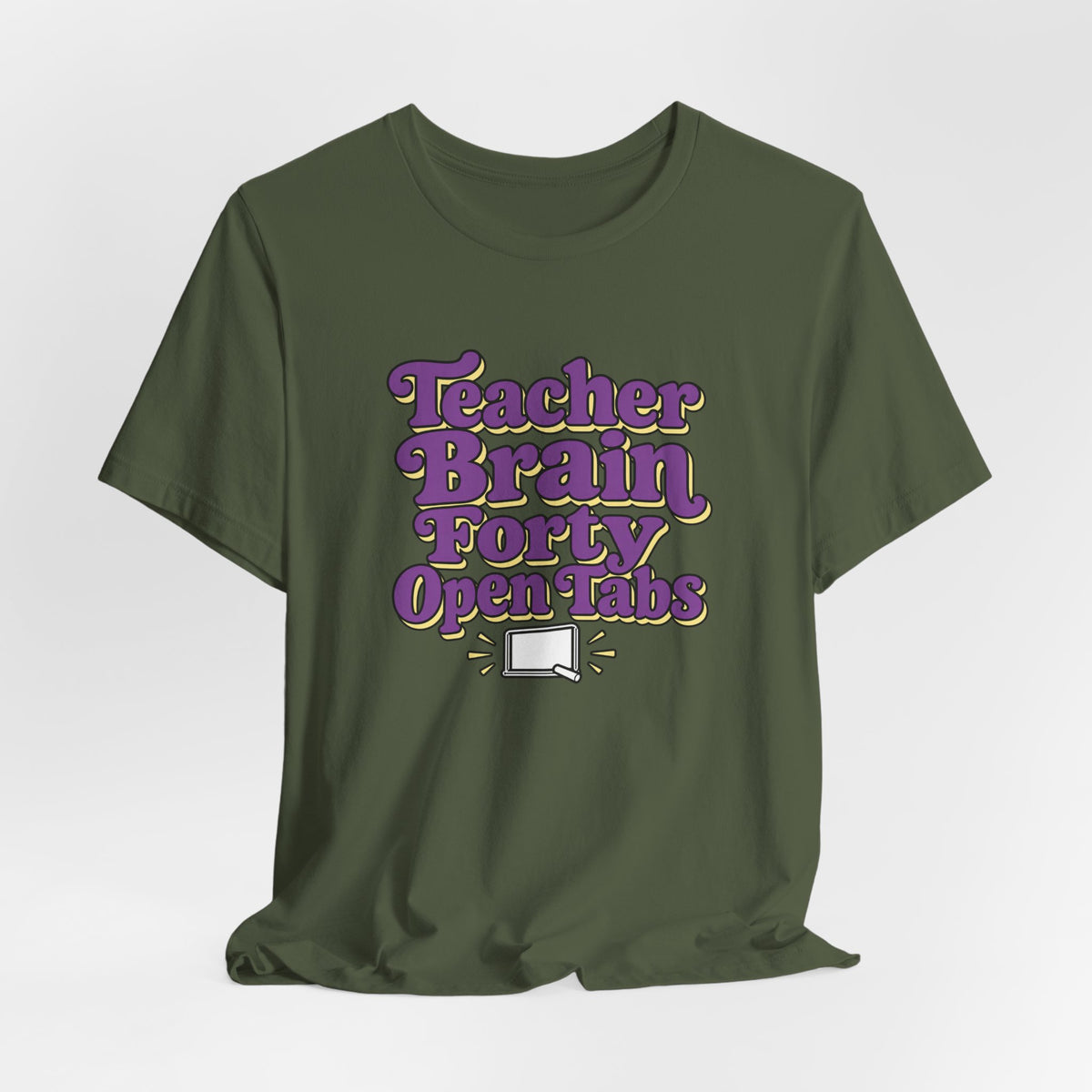 Teacher Brain Open Tabs Tee
