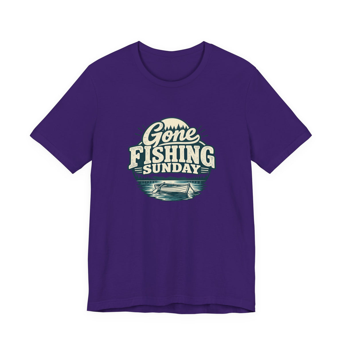Gone Fishing Sunday Tee
