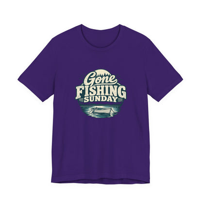 Gone Fishing Sunday Tee