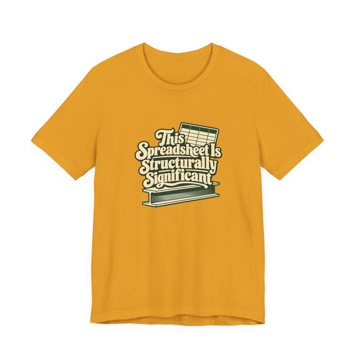 Spreadsheet Structural Support Tee