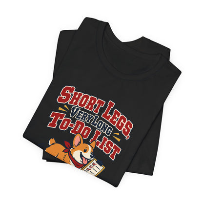 Corgi To-Do List Retro Shirt