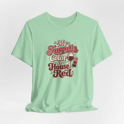 House Red Color Club Tee