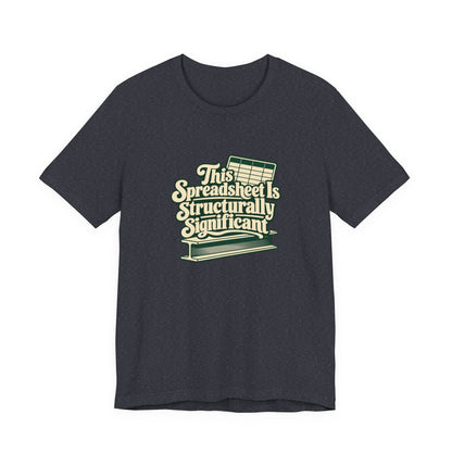 Spreadsheet Structural Support Tee