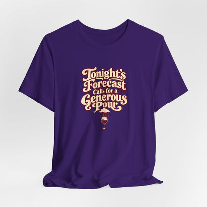 Generous Pour Forecast Retro Tee