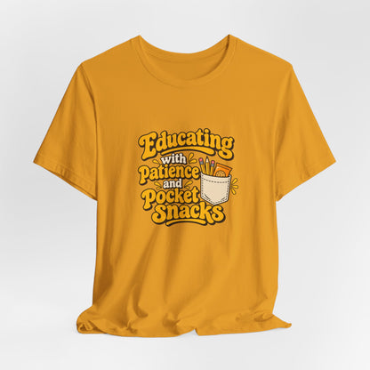 Pocket Snacks Teacher Vintage Tee
