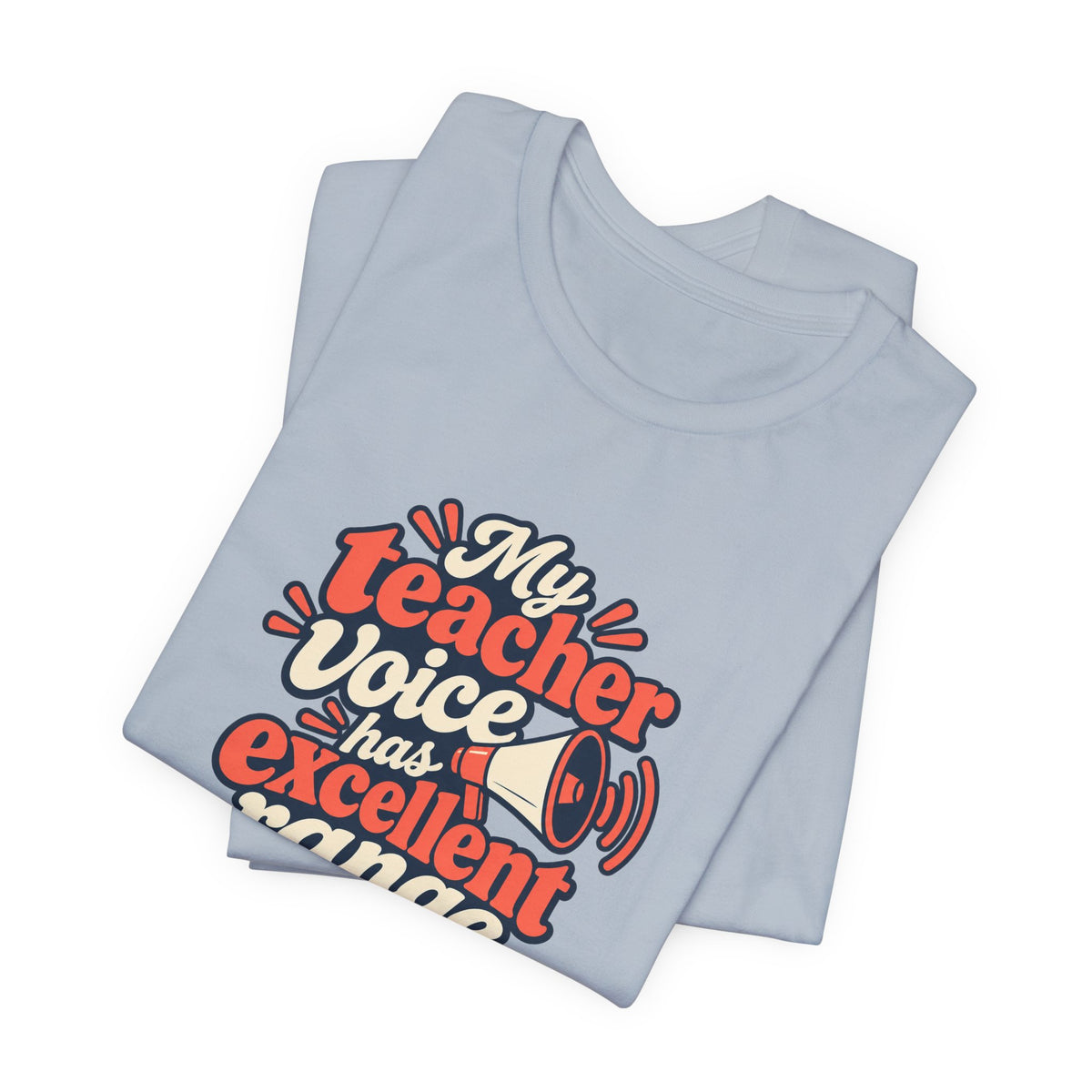 Teacher Voice Range Retro Shirt