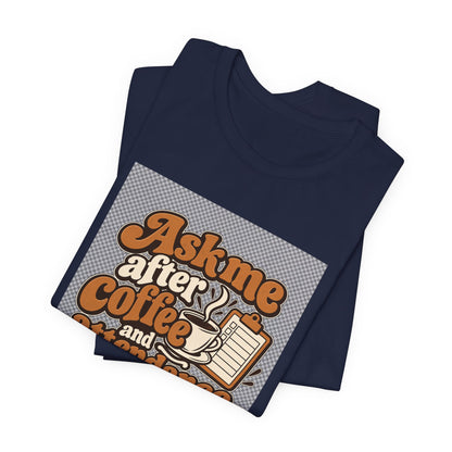 Coffee Attendance Teacher Tee