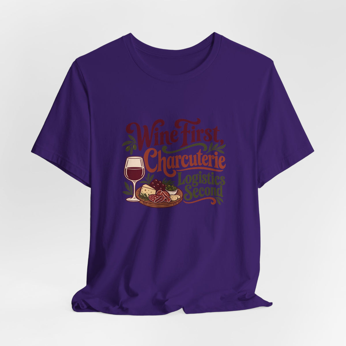 Charcuterie Logistics Wine Shirt