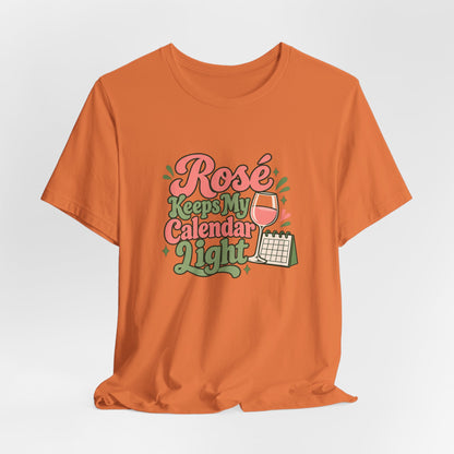Rosé Calendar Retro Tee