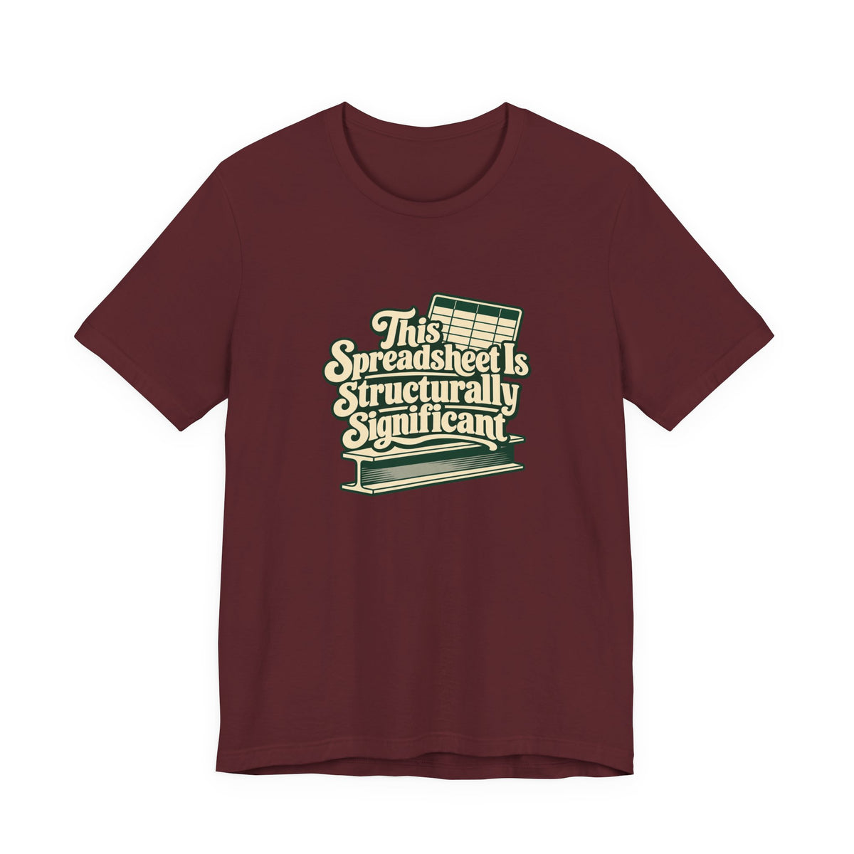 Spreadsheet Structural Support Tee