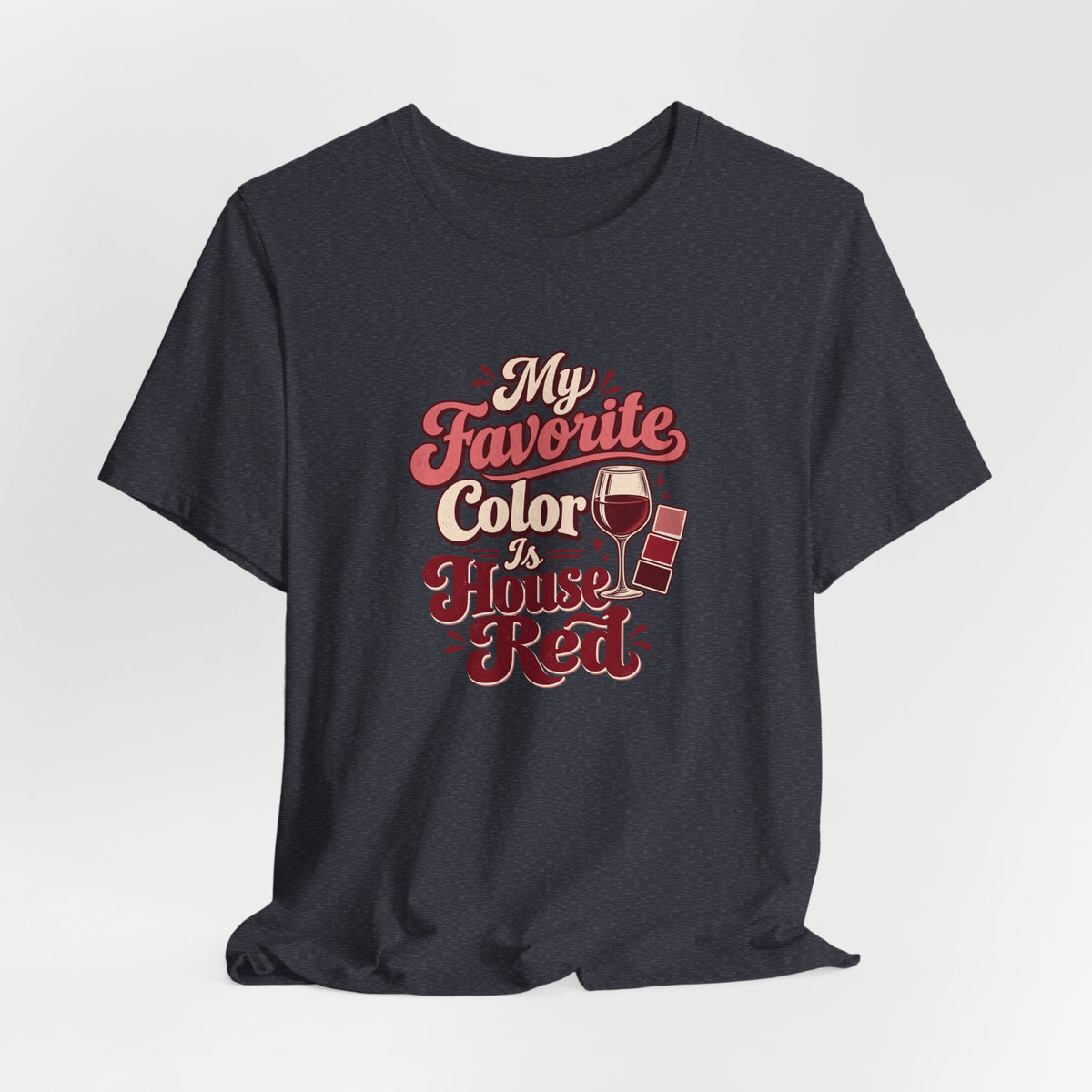 House Red Color Club Tee
