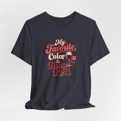 House Red Color Club Tee