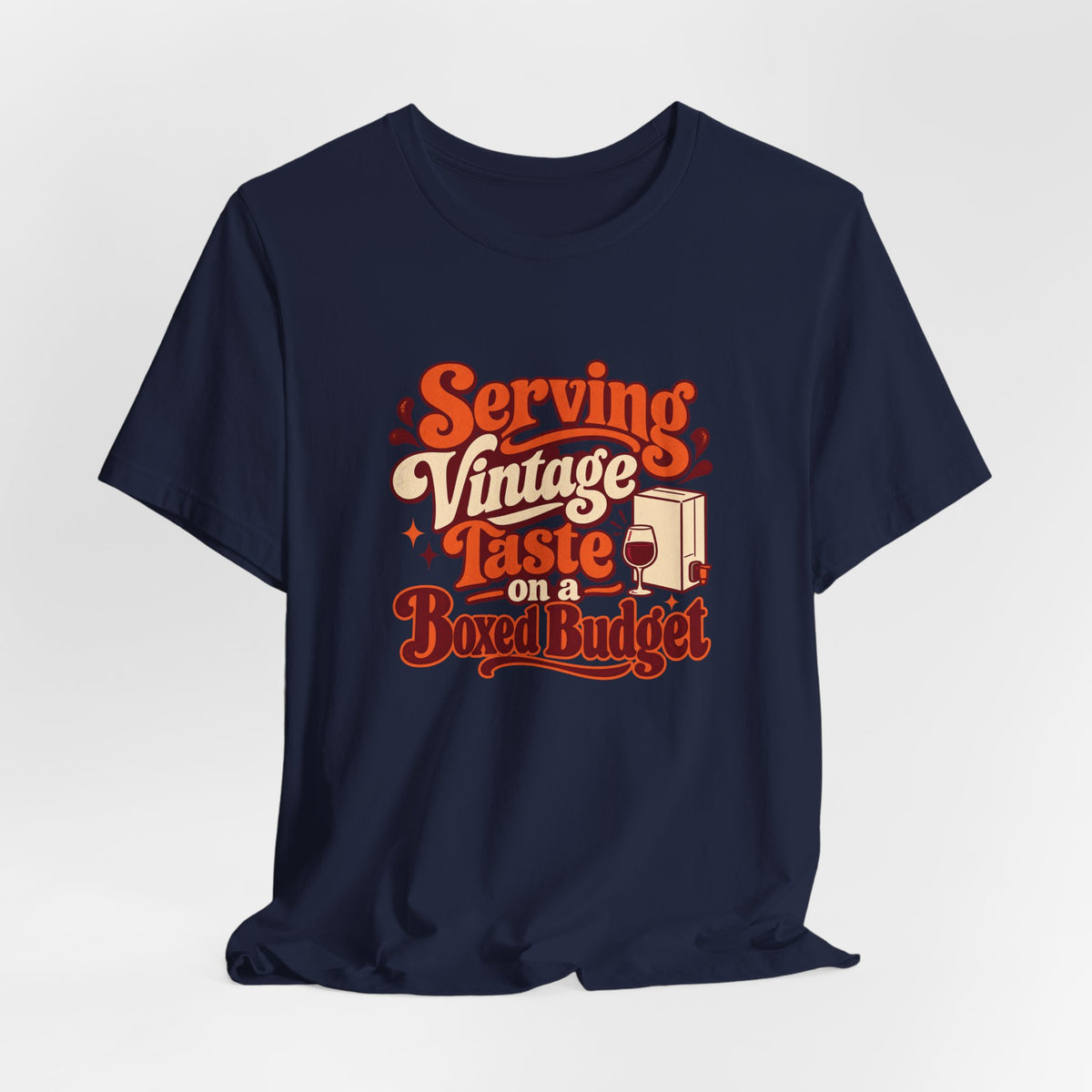 Boxed Budget Wine Tee