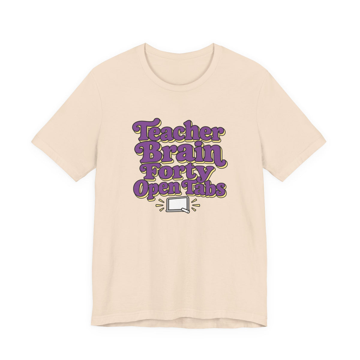 Teacher Brain Open Tabs Tee