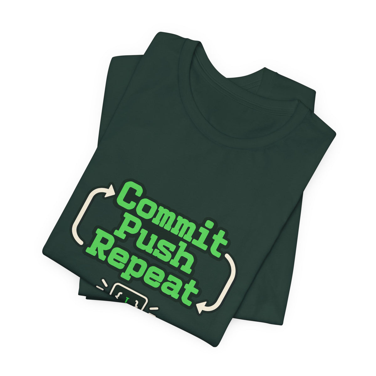Commit Push Repeat Programmer Tee