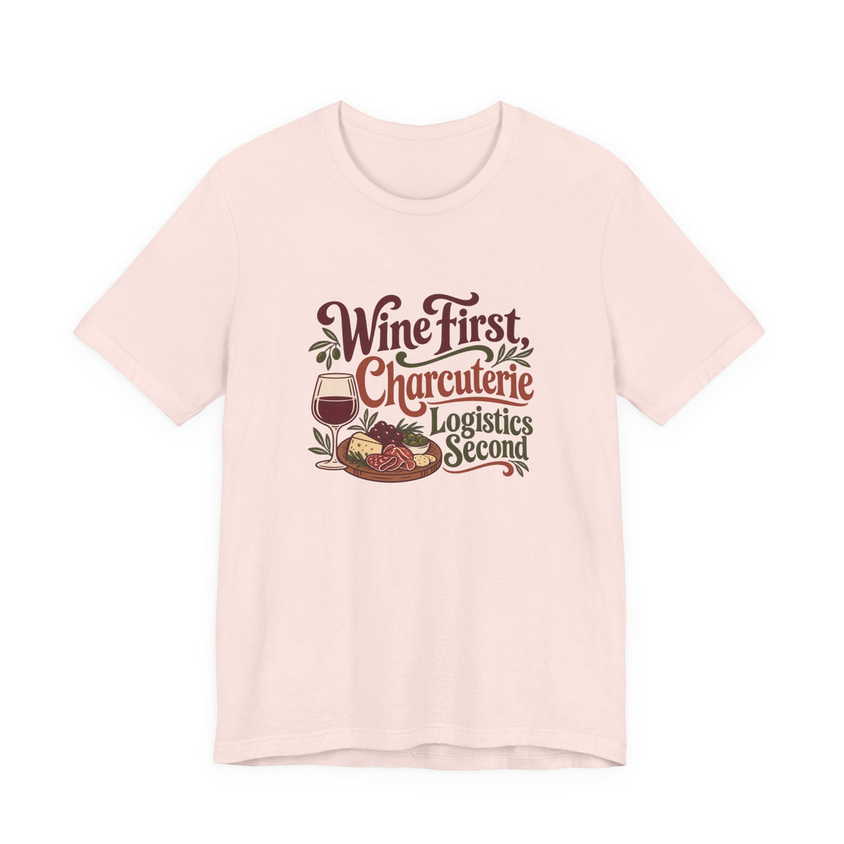 Charcuterie Logistics Wine Shirt