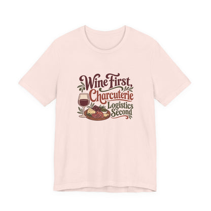 Charcuterie Logistics Wine Shirt