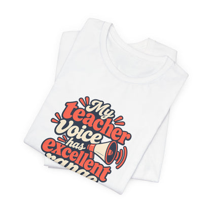 Teacher Voice Range Retro Shirt