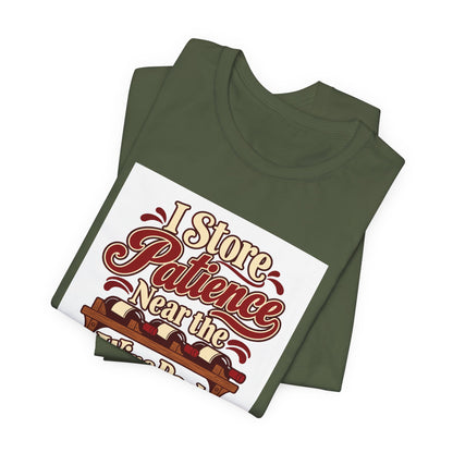 Wine Rack Patience Tee