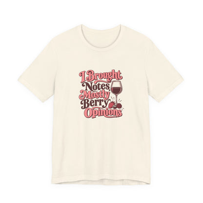 Berry Notes Wine Tasting Tee
