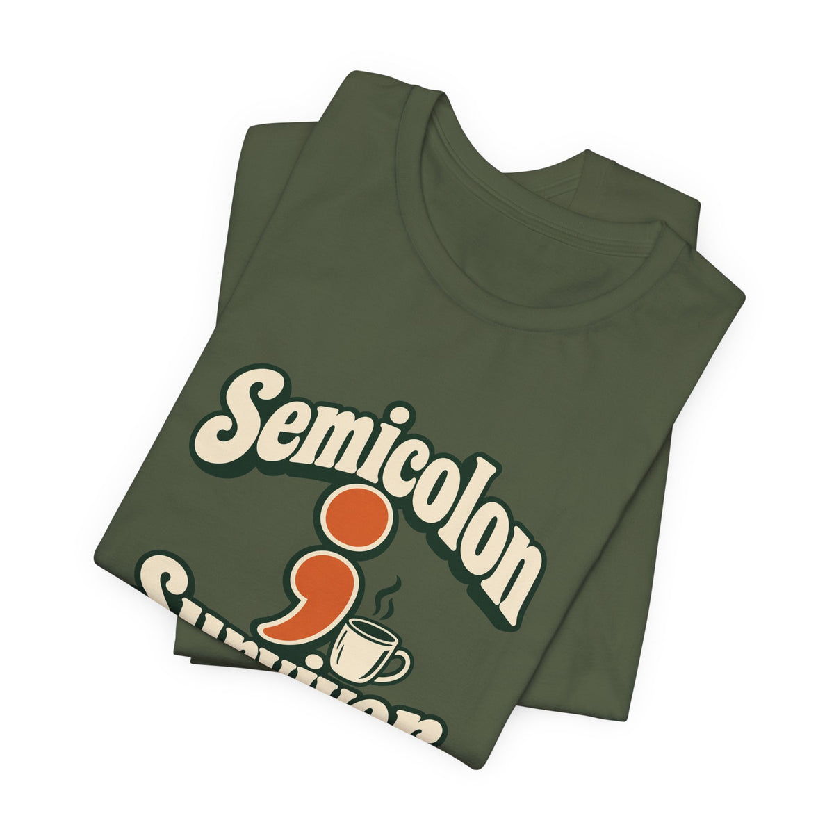 Semicolon Survivor Dev Tee
