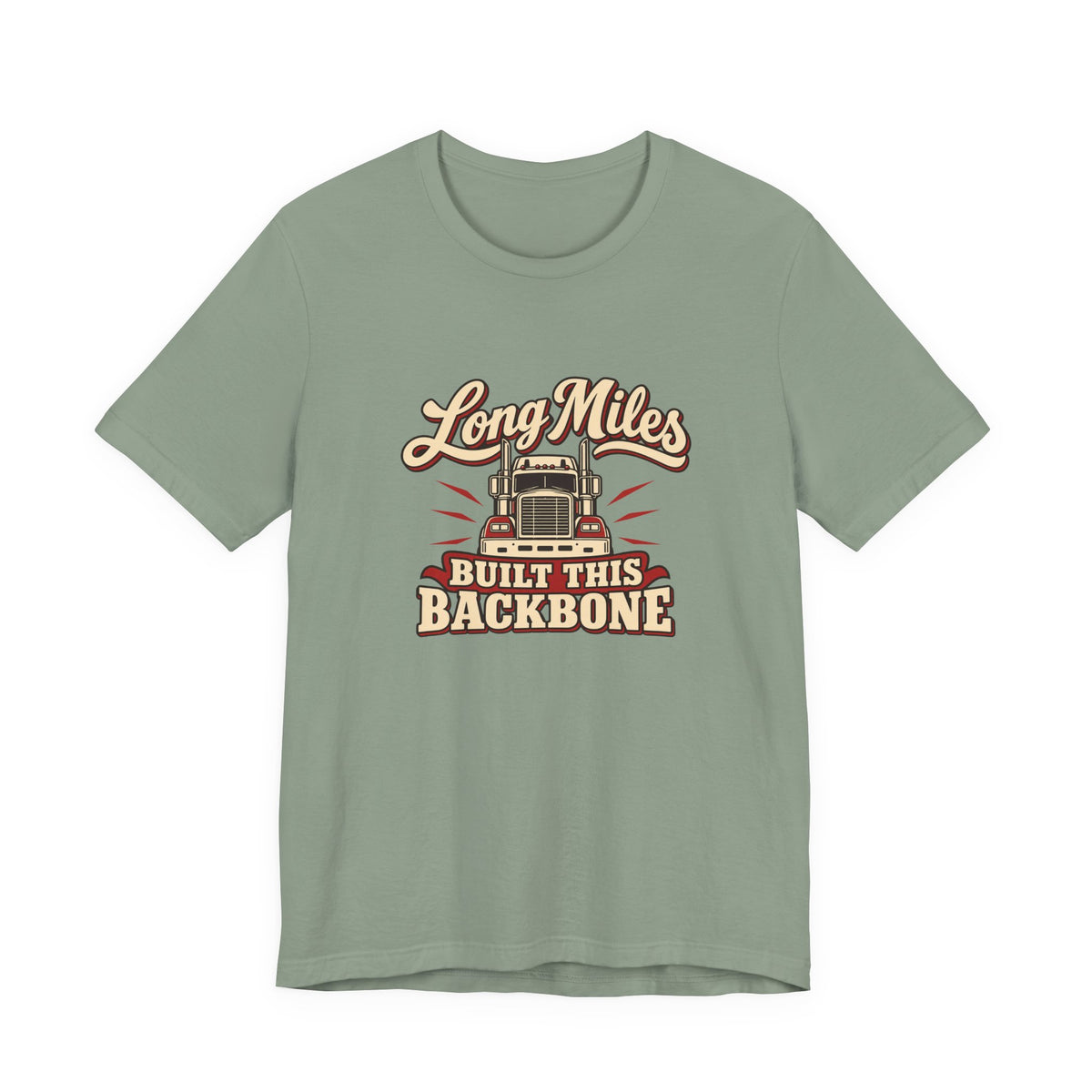 Long Haul Backbone Vintage Trucker Tee