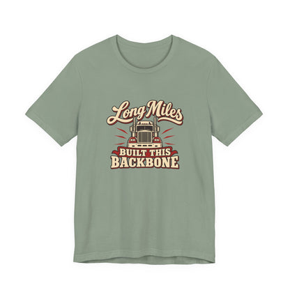 Long Haul Backbone Vintage Trucker Tee