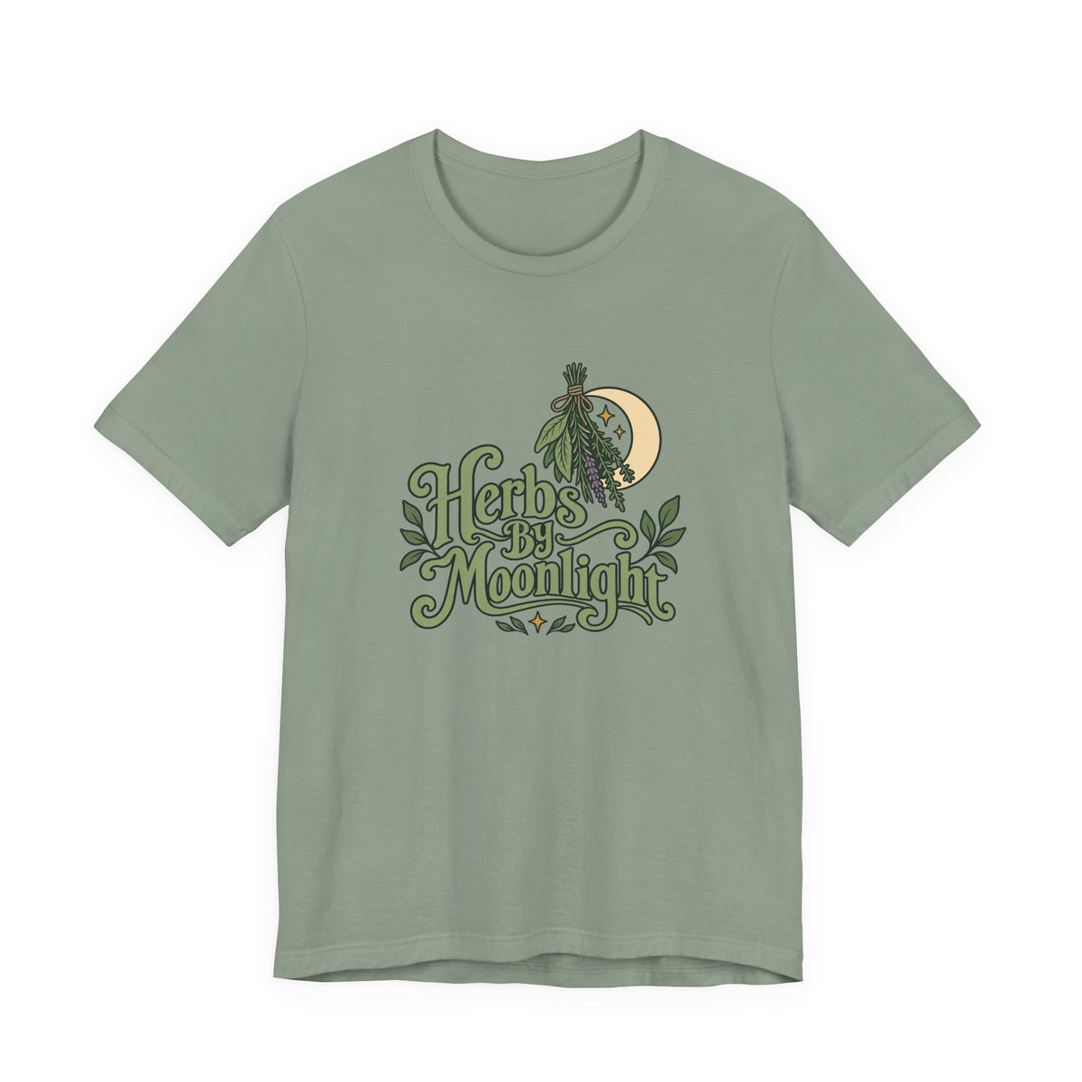 Moonlit Herbs Witchy Tee