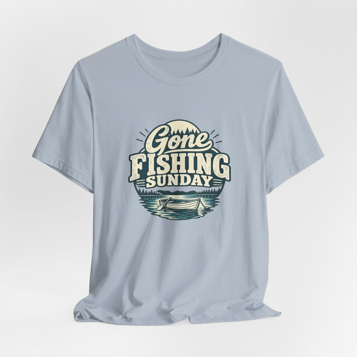 Gone Fishing Sunday Tee