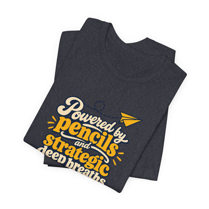 Strategic Deep Breaths Teacher Tee