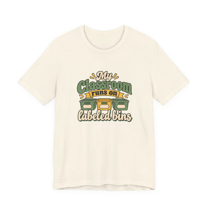 Labeled Bins Classroom Shirt