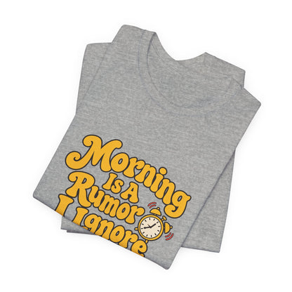 Morning Rumor Retro Humor Tee