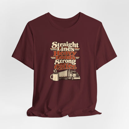 Trailer Lines Trucker Retro Tee