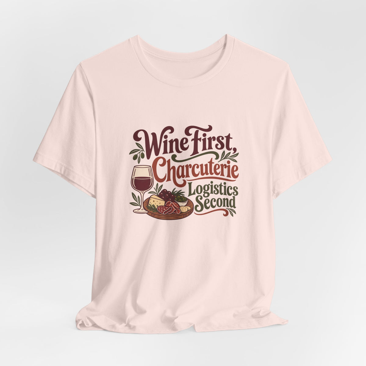 Charcuterie Logistics Wine Shirt