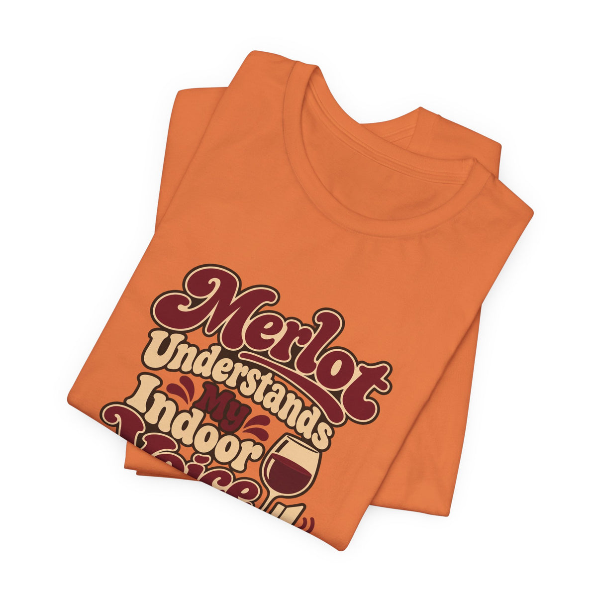 Merlot Indoor Voice Tee
