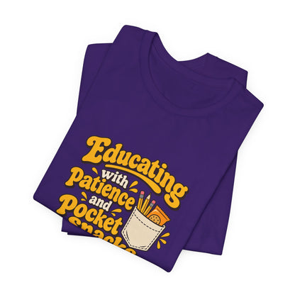 Pocket Snacks Teacher Vintage Tee
