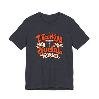 Social Version Wine Shirt