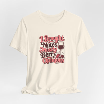 Berry Notes Wine Tasting Tee