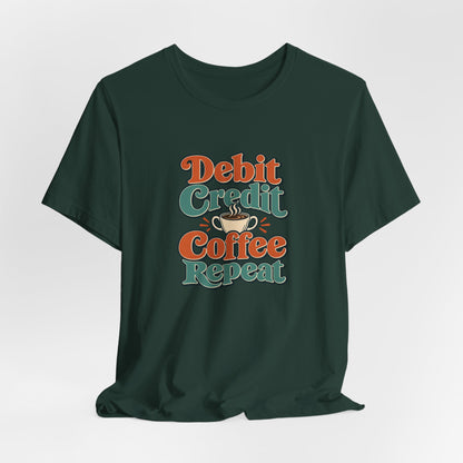 Debits Credits Coffee Tee