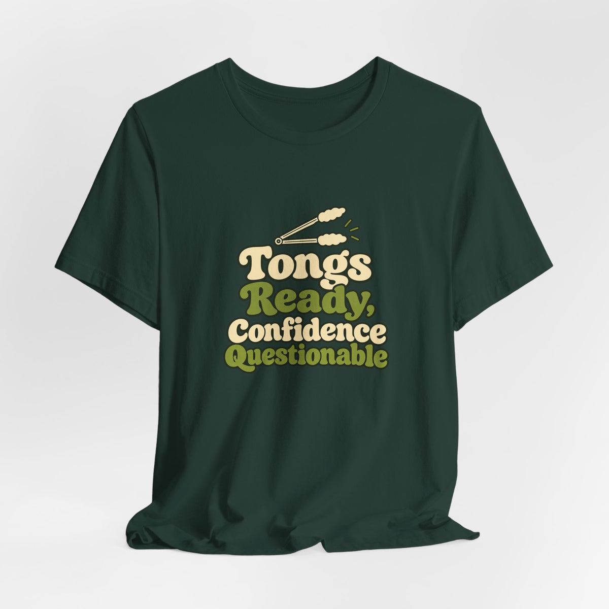Tongs Ready Cook Retro Tee