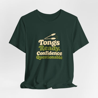 Tongs Ready Cook Retro Tee