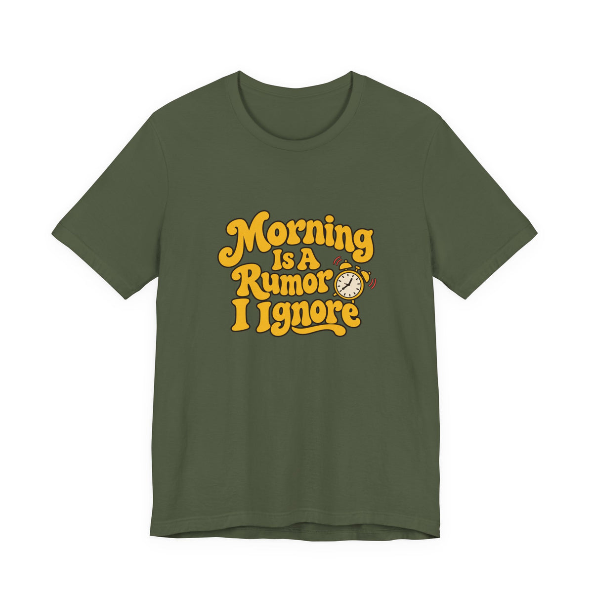 Morning Rumor Retro Humor Tee