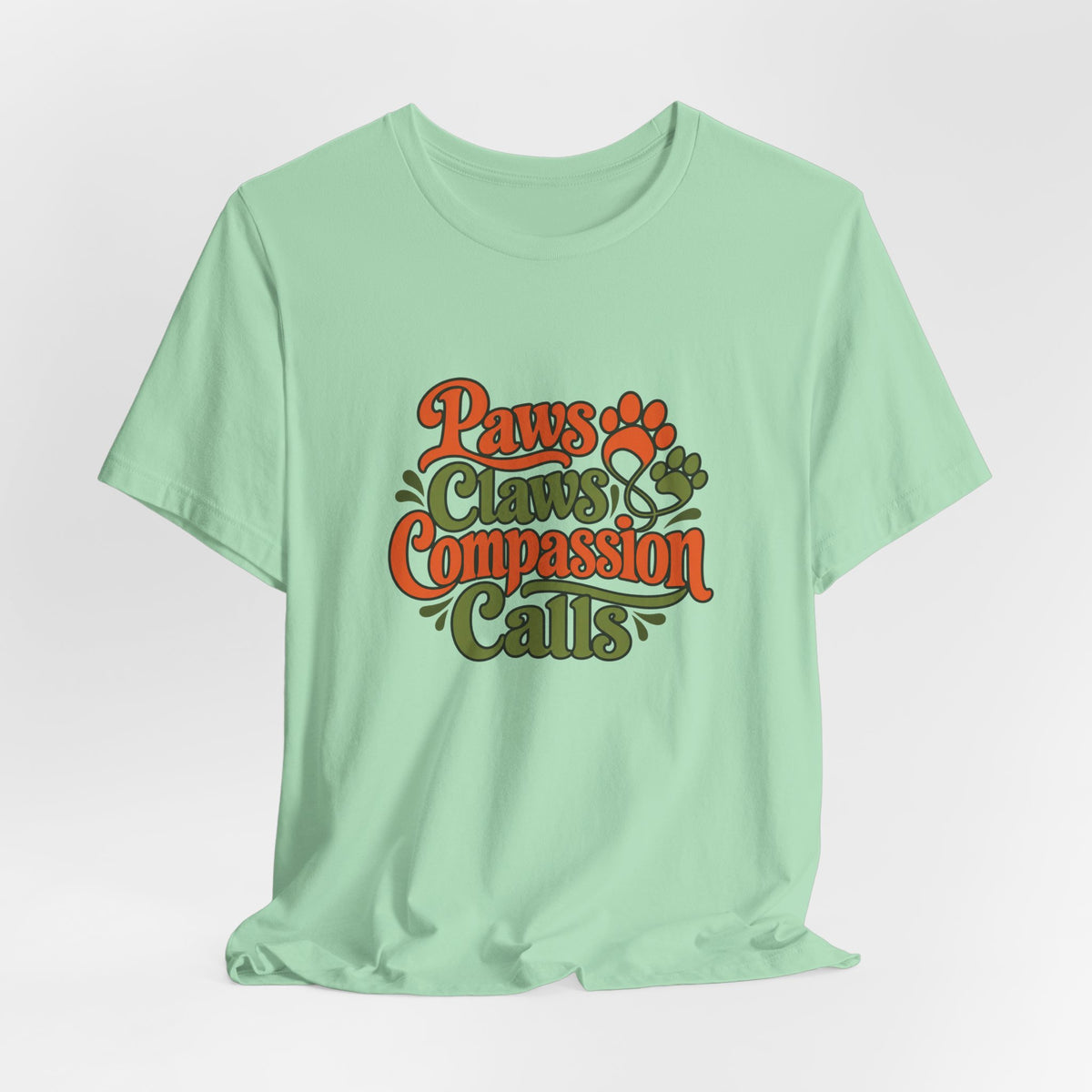 Paws Claws Compassion Vet Tee