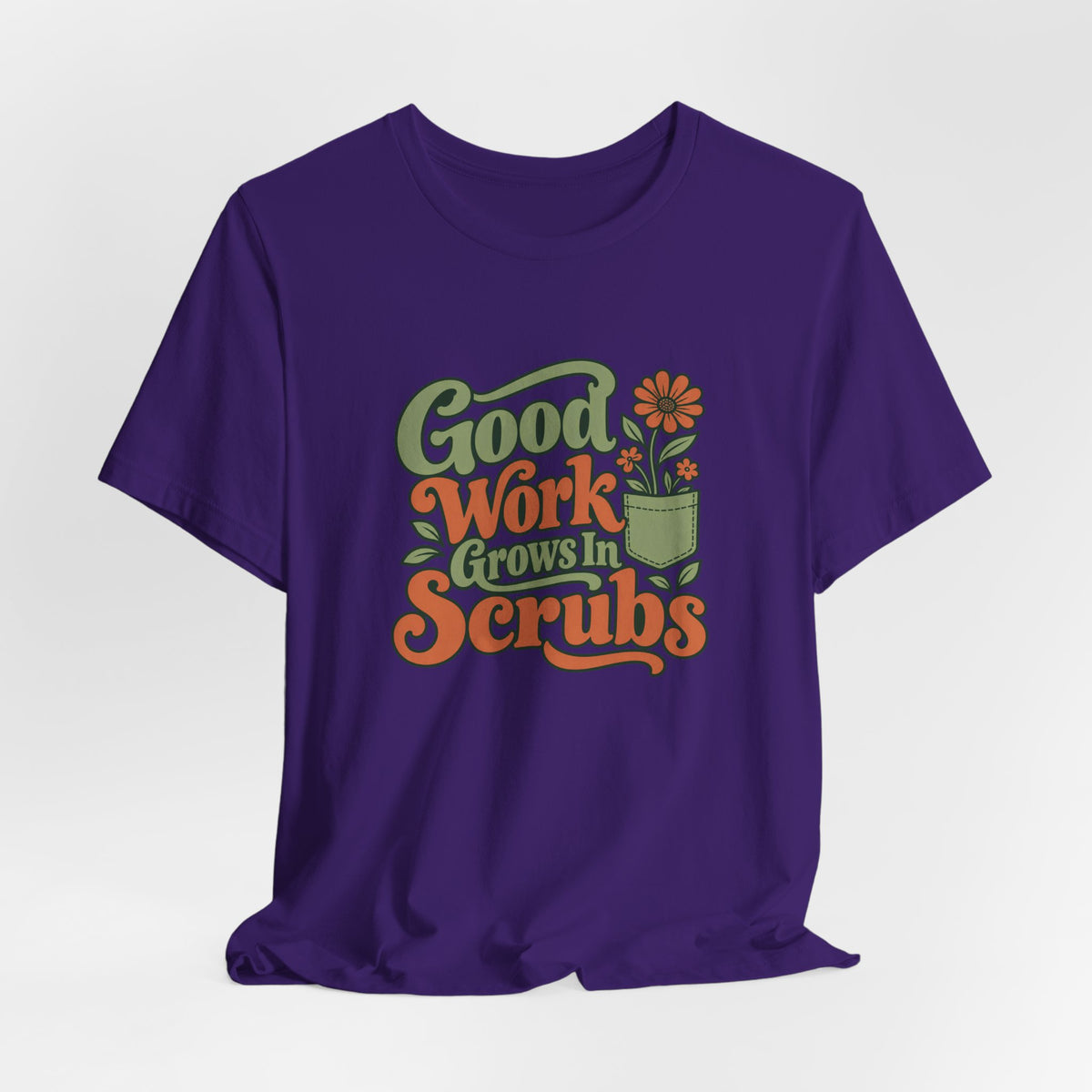 Scrub Life Bloom Retro Tee